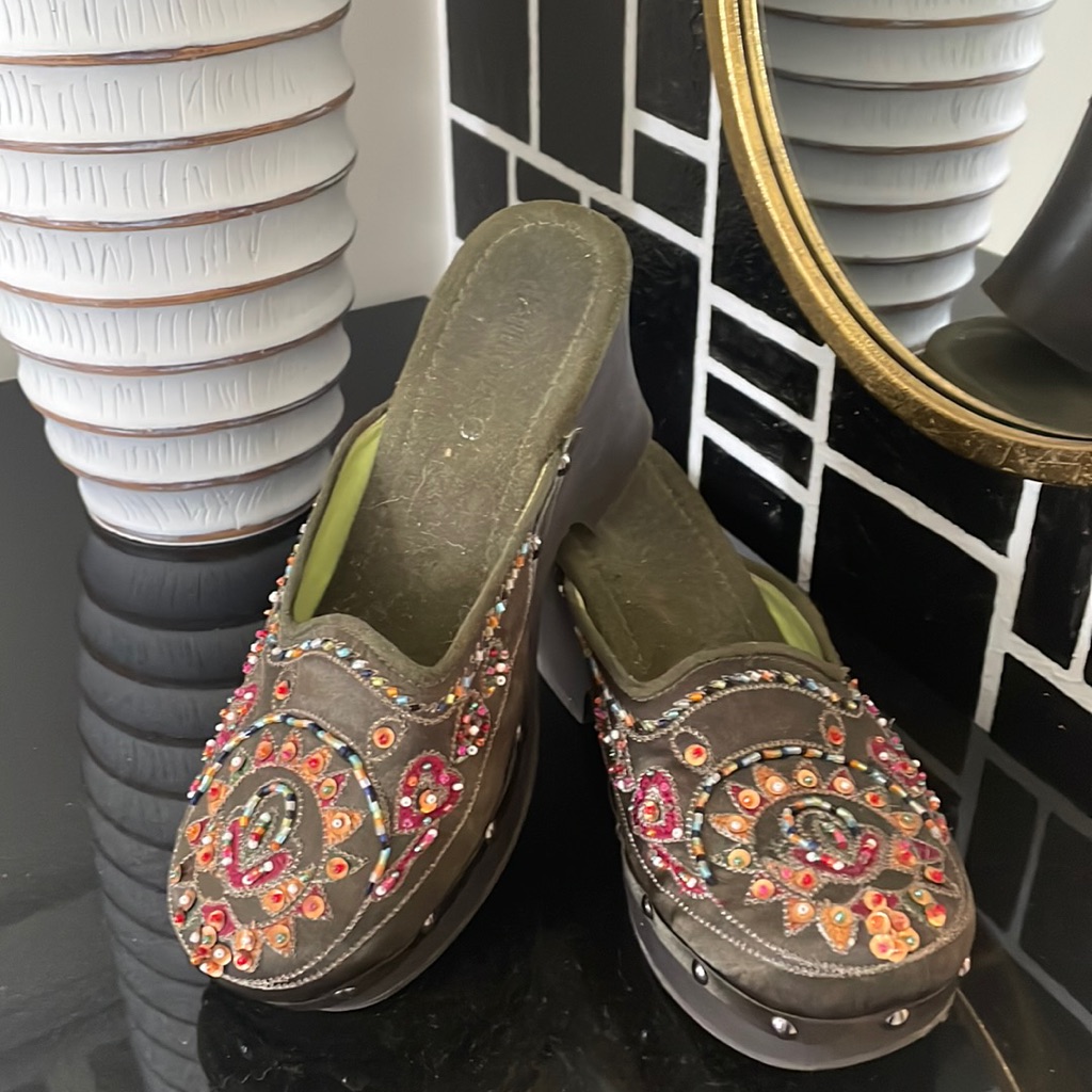 Beaded Clogs